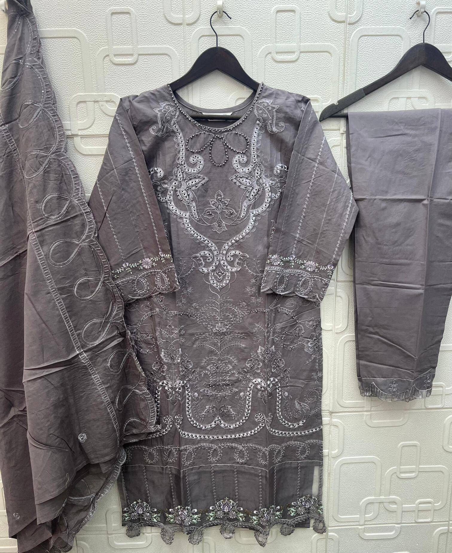 E-23 COLORS BY ELAN STUDIO A TO D Series Designer Pakistani Suits Beautiful Stylish Fancy Colourful Party Wear & Occasional Wear Chiffon With Embroidery Dresses At Wholesale Price